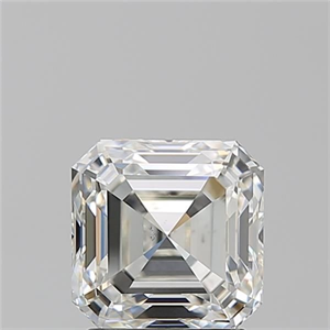 Foto Diamante Natural 2.01 quilates, Asscher , Color H, claridad VS2 y certificado GIA de