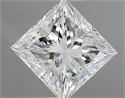 Natural Diamond 0.84 Carats, Princess with  Cut, I Color, VS1 Clarity and Certified by GIA