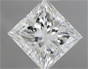 Natural Diamond 0.84 Carats, Princess with  Cut, I Color, VS1 Clarity and Certified by GIA