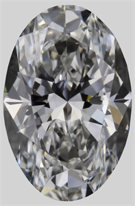 Picture of Natural Diamond 0.53 Carats, Oval with  Cut, G Color, VVS1 Clarity and Certified by GIA