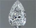 Diamante Natural 0.60 quilates, De pera , Color F, claridad SI1 y certificado GIA