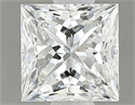 Diamante Natural 0.60 quilates, Princesa , Color H, claridad VVS2 y certificado GIA
