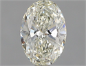 Diamante Natural 0.53 quilates, Ovalado , Color K, claridad VS2 y certificado GIA