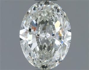 Picture of Natural Diamond 0.90 Carats, Oval with  Cut, J Color, I1 Clarity and Certified by GIA