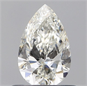 Natural Diamond 0.60 Carats, Pear with  Cut, H Color, VS1 Clarity and Certified by GIA