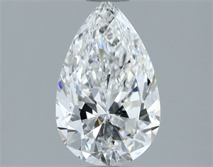 Foto Diamante Natural 1.32 quilates, De pera , Color G, claridad SI1 y certificado GIA de