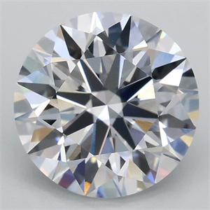 Picture of Lab Grown Diamond 2.04 Carats, Round with Ideal Cut, D Color, VVS2 Clarity and Certified by IGI