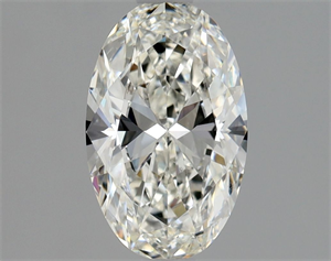 Picture of Natural Diamond 1.02 Carats, Oval with  Cut, I Color, SI1 Clarity and Certified by GIA