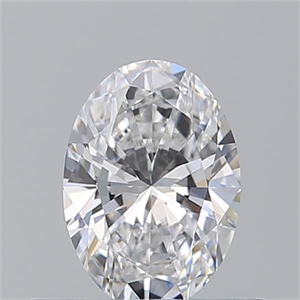 Picture of Natural Diamond 0.50 Carats, Oval with  Cut, D Color, VVS2 Clarity and Certified by GIA