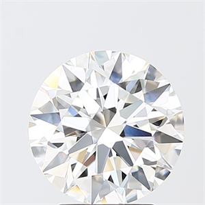 Picture of Lab Grown Diamond 3.10 Carats, Round with Ideal Cut, E Color, VVS2 Clarity and Certified by IGI
