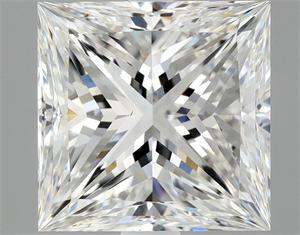 Picture of Natural Diamond 2.50 Carats, Princess with  Cut, F Color, VS1 Clarity and Certified by GIA