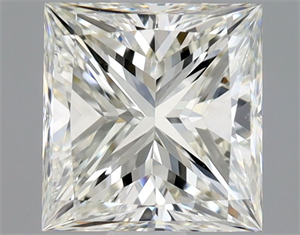 Picture of Natural Diamond 1.01 Carats, Princess with  Cut, J Color, VVS1 Clarity and Certified by GIA