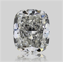 Natural Diamond 0.50 Carats, Cushion with  Cut, H Color, VVS2 Clarity and Certified by GIA