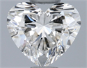 Natural Diamond 0.50 Carats, Heart with  Cut, I Color, VVS2 Clarity and Certified by GIA