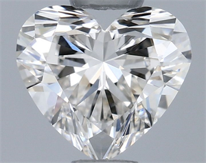 Picture of Natural Diamond 0.50 Carats, Heart with  Cut, I Color, VVS2 Clarity and Certified by GIA
