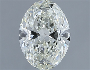 Foto Diamante Natural 1.00 quilates, Ovalado , Color J, claridad SI1 y certificado IGI de