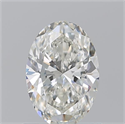 Natural Diamond 0.91 Carats, Oval with  Cut, I Color, VS2 Clarity and Certified by GIA