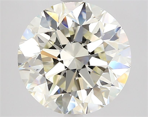 Picture of Natural Diamond 4.01 Carats, Round with Very Good Cut, K Color, VS1 Clarity and Certified by GIA
