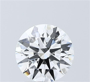 Picture of Lab Grown Diamond 2.01 Carats, Round with Ideal Cut, D Color, VVS2 Clarity and Certified by IGI