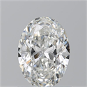Natural Diamond 0.90 Carats, Oval with  Cut, G Color, VS2 Clarity and Certified by GIA