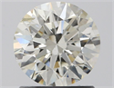 Natural Diamond 1.20 Carats, Round with Excellent Cut, J Color, SI2 Clarity and Certified by IGI