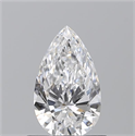 Natural Diamond 0.71 Carats, Pear with  Cut, D Color, VS2 Clarity and Certified by GIA