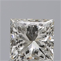 Diamante Natural 0.61 quilates, Princesa , Color G, claridad VS2 y certificado IGI