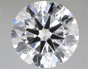 Picture of Lab Grown Diamond 7.08 Carats, Round with Ideal Cut, E Color, VVS2 Clarity and Certified by IGI