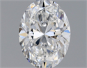 Diamante Natural 0.40 quilates, Ovalado , Color D, claridad VVS2 y certificado GIA