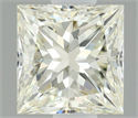 Natural Diamond 0.50 Carats, Princess with  Cut, K Color, VVS1 Clarity and Certified by IGI