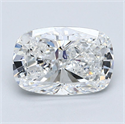 Natural Diamond 2.50 Carats, Cushion with  Cut, E Color, VS2 Clarity and Certified by GIA