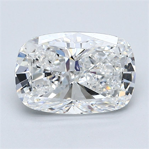 Picture of Natural Diamond 2.50 Carats, Cushion with  Cut, E Color, VS2 Clarity and Certified by GIA