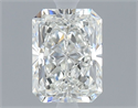 Natural Diamond 0.53 Carats, Radiant with  Cut, H Color, VS1 Clarity and Certified by GIA