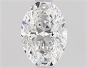 Natural Diamond 0.51 Carats, Oval with  Cut, D Color, SI1 Clarity and Certified by GIA