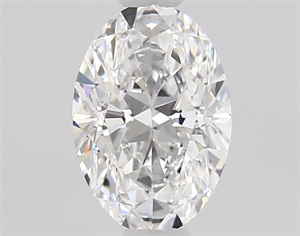 Picture of Natural Diamond 0.51 Carats, Oval with  Cut, D Color, SI1 Clarity and Certified by GIA