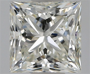 Picture of Natural Diamond 1.51 Carats, Princess with  Cut, J Color, VS2 Clarity and Certified by GIA