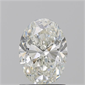 Natural Diamond 1.20 Carats, Oval with  Cut, I Color, SI1 Clarity and Certified by GIA