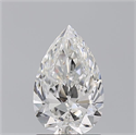 Natural Diamond 1.54 Carats, Pear with  Cut, F Color, VS1 Clarity and Certified by GIA