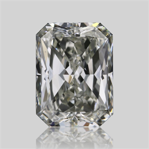 Picture of Natural Diamond 0.73 Carats, Radiant with  Cut, J Color, VS2 Clarity and Certified by GIA