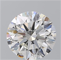 Natural Diamond 2.54 Carats, Round with Excellent Cut, G Color, VVS2 Clarity and Certified by GIA