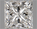 Natural Diamond 0.51 Carats, Princess with  Cut, I Color, SI2 Clarity and Certified by GIA