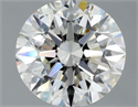 Natural Diamond 1.02 Carats, Round with Excellent Cut, H Color, SI2 Clarity and Certified by GIA