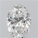 Natural Diamond 1.01 Carats, Oval with  Cut, E Color, VS2 Clarity and Certified by GIA