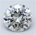 Natural Diamond 5.00 Carats, Round with Very Good Cut, E Color, SI2 Clarity and Certified by GIA