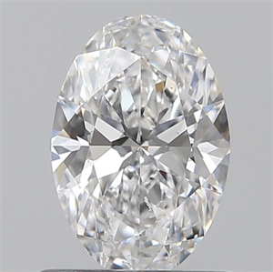 Foto Diamante Natural 0.70 quilates, Ovalado , Color E, claridad SI2 y certificado GIA de