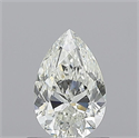 Natural Diamond 0.70 Carats, Pear with  Cut, H Color, SI1 Clarity and Certified by GIA