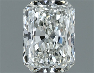 Picture of Natural Diamond 0.51 Carats, Radiant with  Cut, J Color, VVS2 Clarity and Certified by GIA