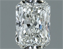 Natural Diamond 0.51 Carats, Radiant with  Cut, J Color, VVS2 Clarity and Certified by GIA
