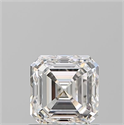 Diamante Natural 1.01 quilates, Asscher , Color I, claridad IF y certificado GIA