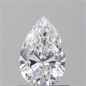 Picture of Natural Diamond 0.70 Carats, Pear with  Cut, D Color, VS2 Clarity and Certified by GIA